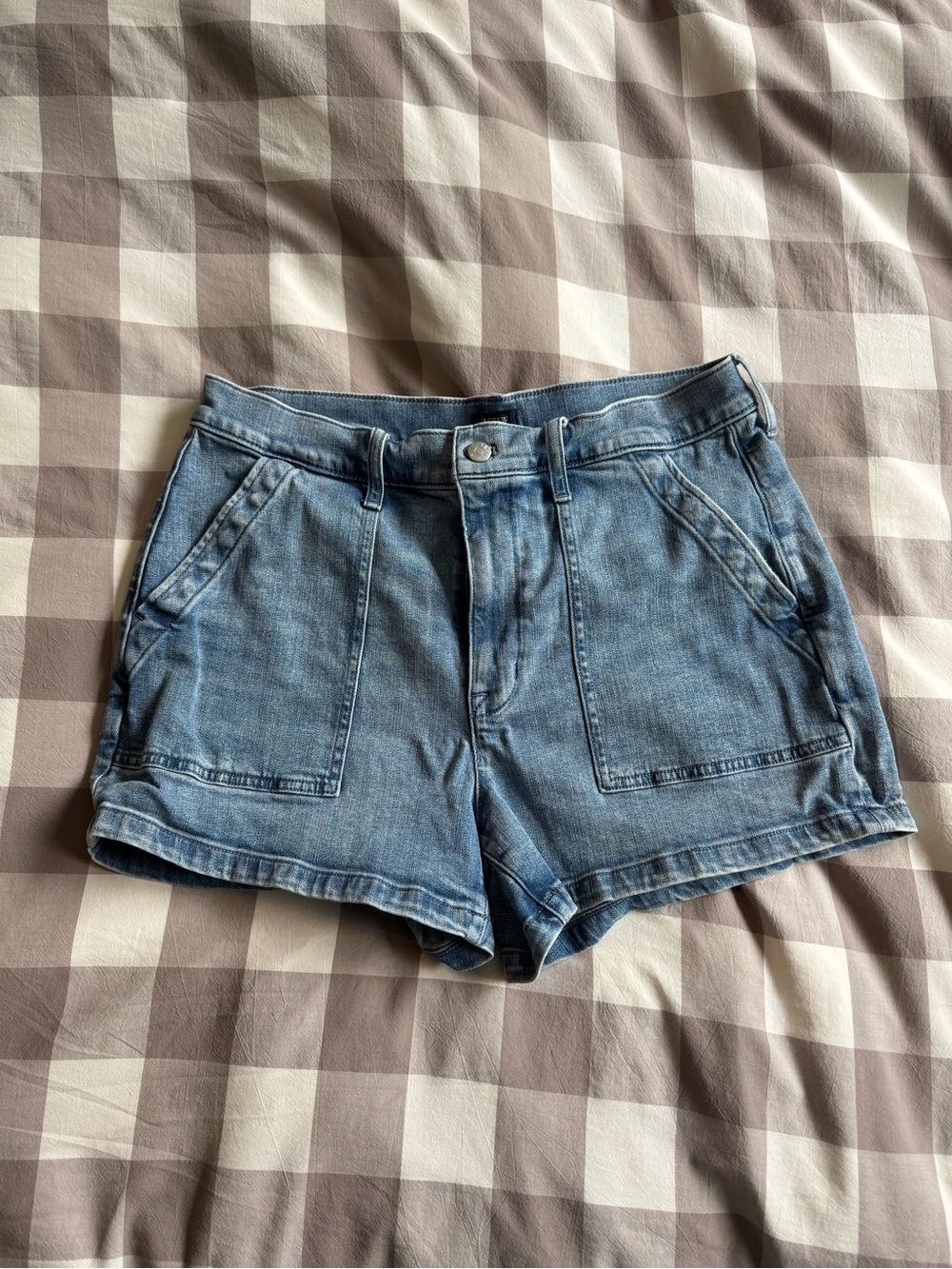J. Crew Light Blue Denim Utility Shorts